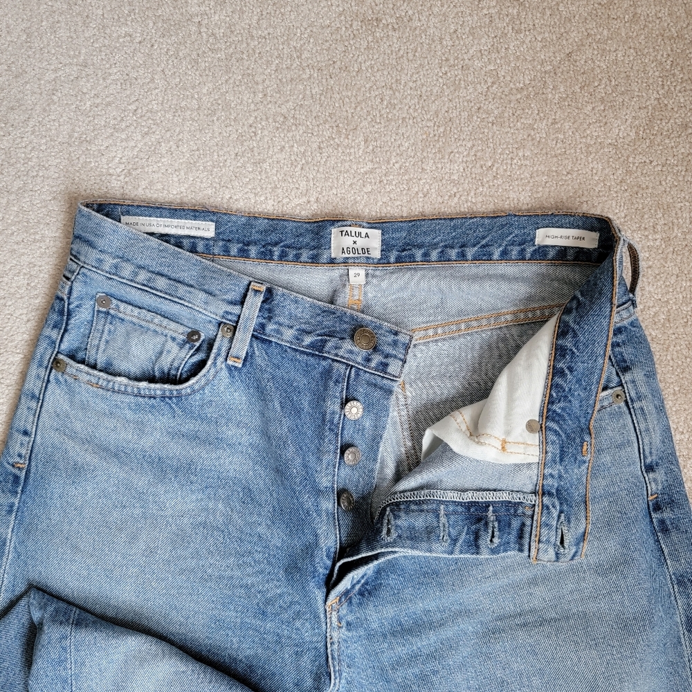 Talula and Agolde High Rise Jeans - Picture 2 of 5